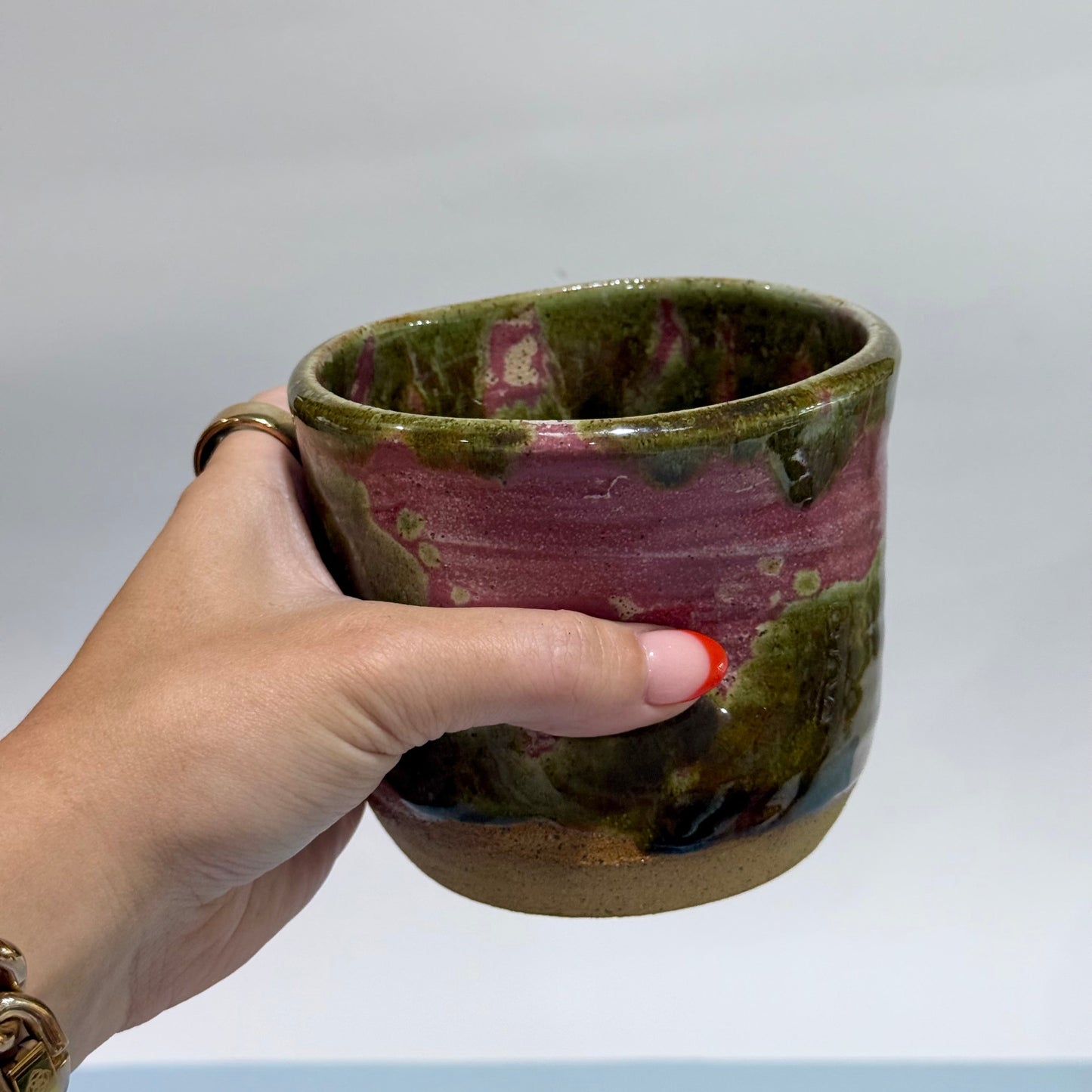 Plum/Green Mug
