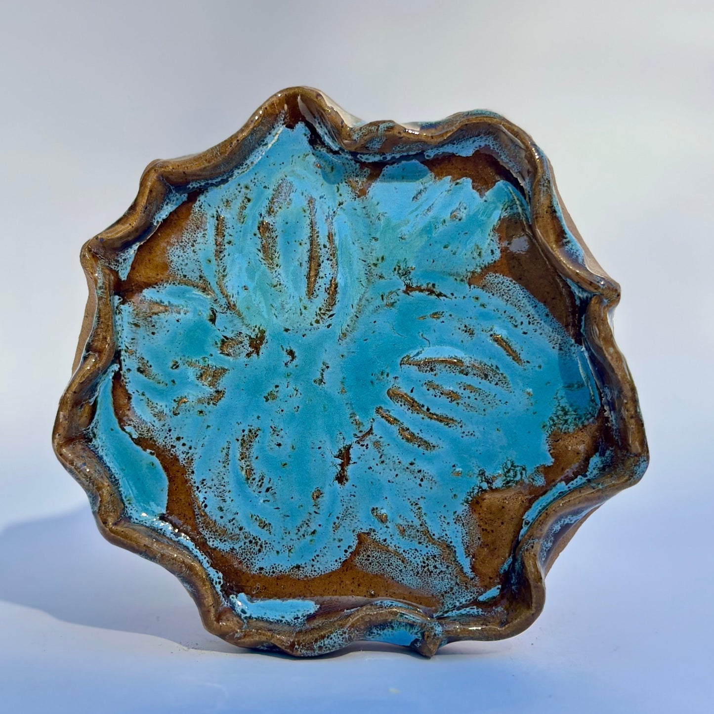 Small Blue Plate