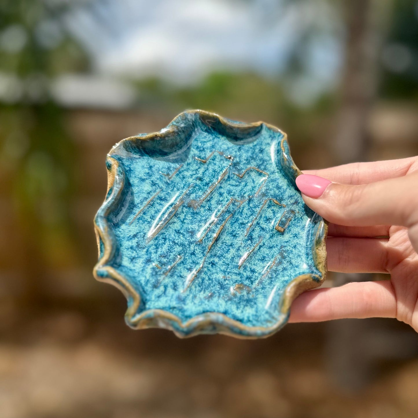 Blue/Green Coaster