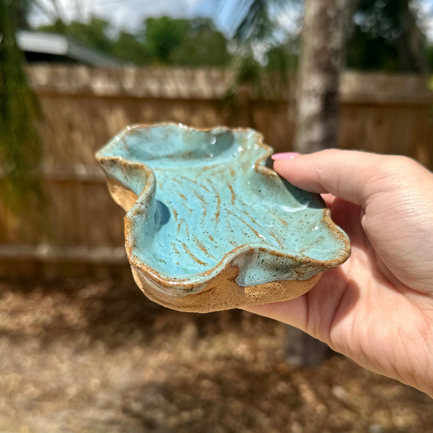 Teal Trinket Tray