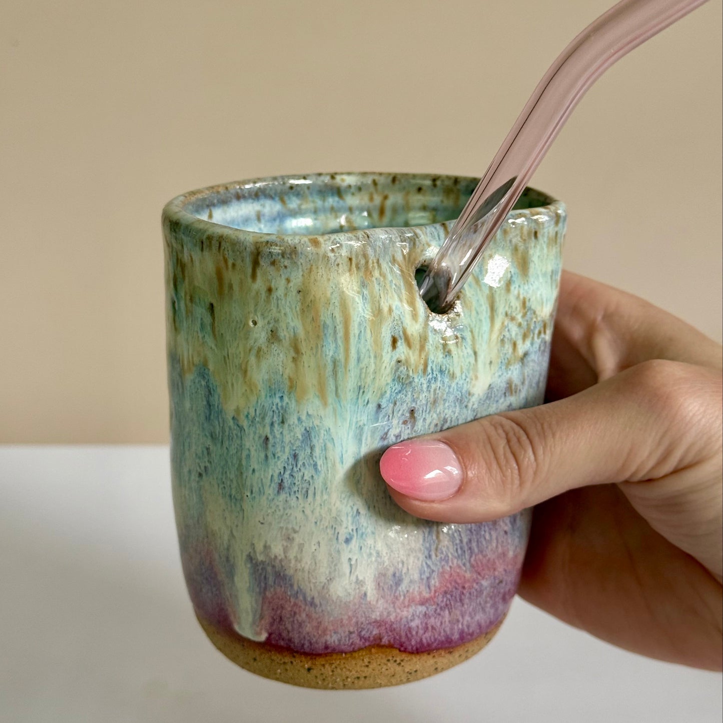 Mug with Straw