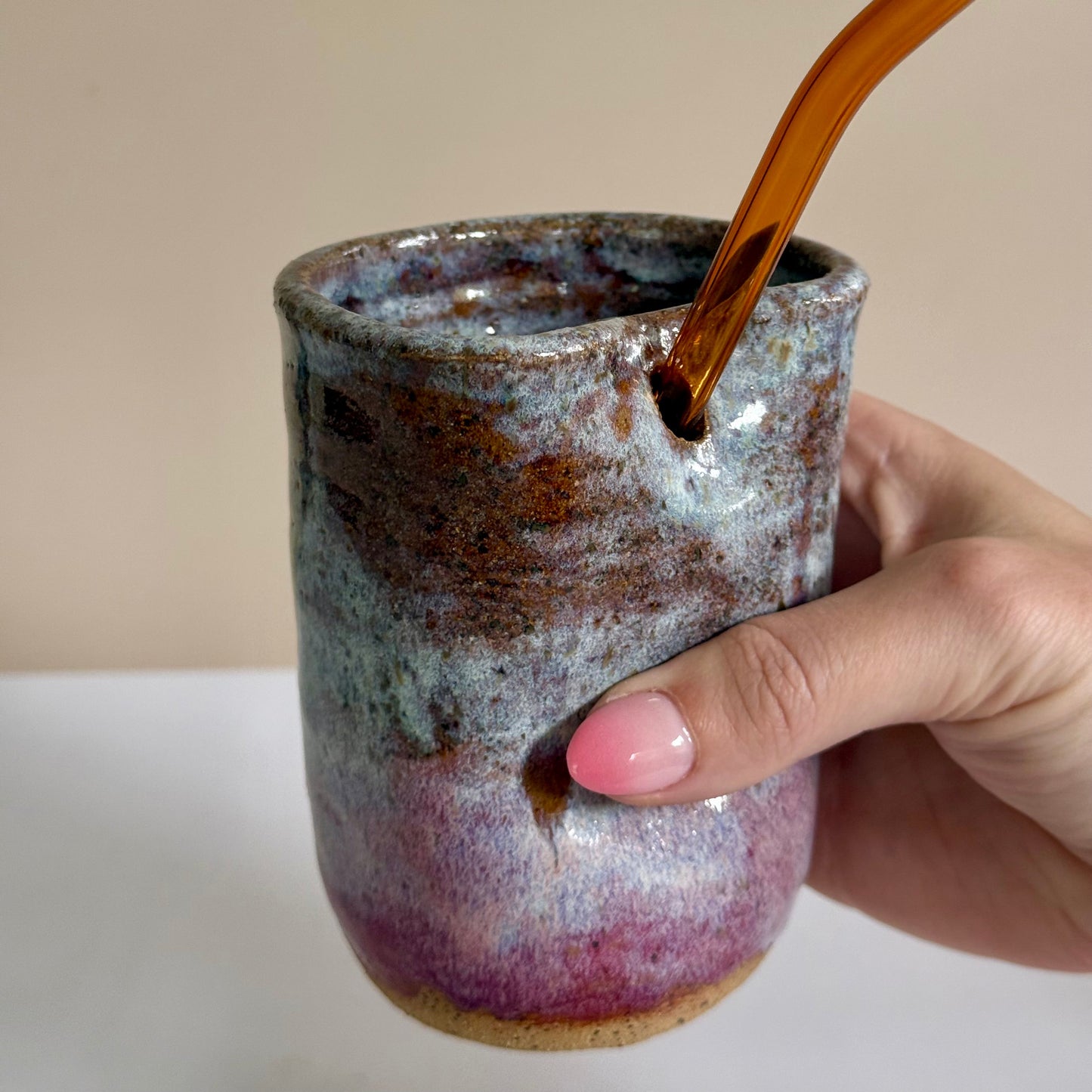Mug with Straw