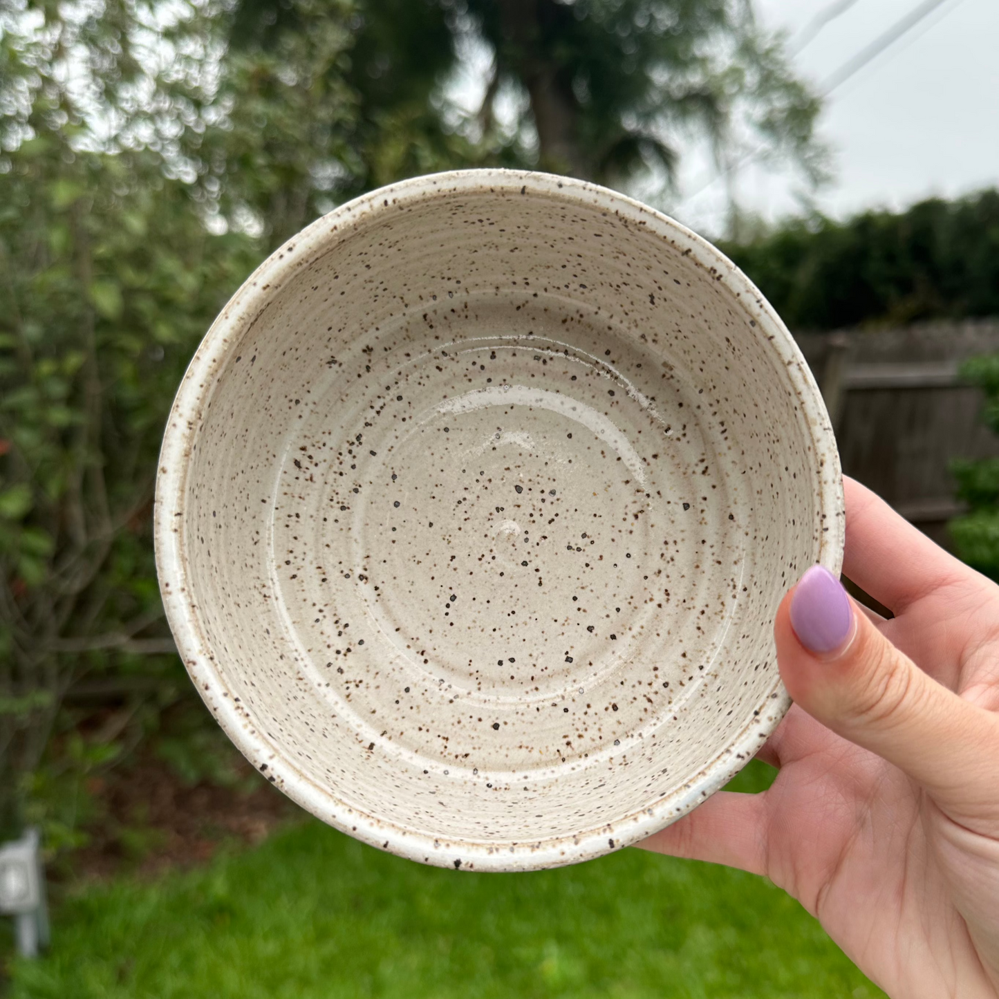 Blue and White Dog Dish / Bowl