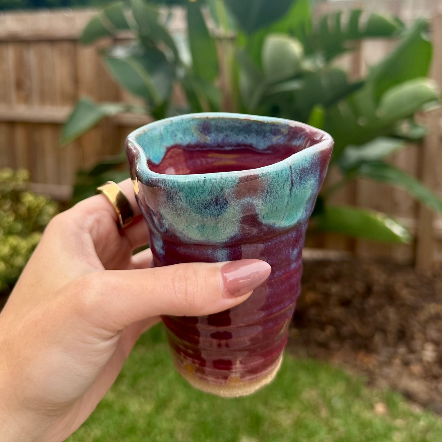 Red/Teal Cup