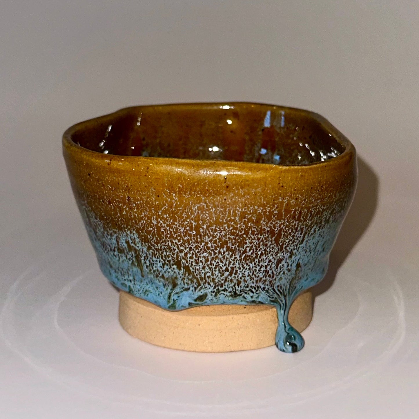 Blue / Brown Tea Bowl