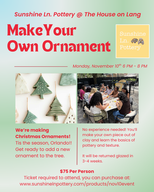 Make Your Own Ornament @ The House on Lang, November 10