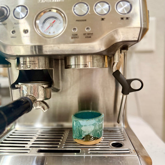 Teal Espresso Cup