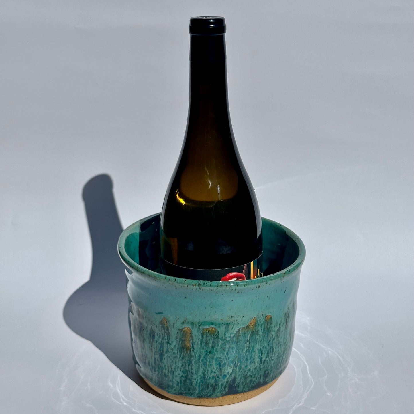 Teal Pot / Wine Chiller
