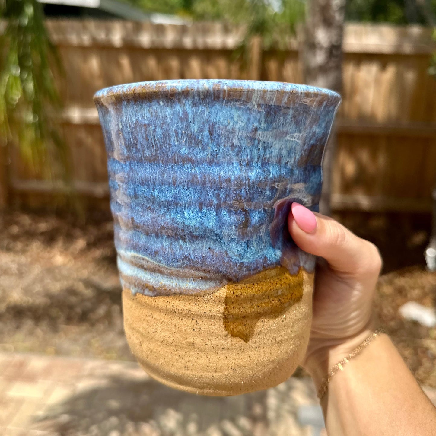 Blue/Neutral Vase