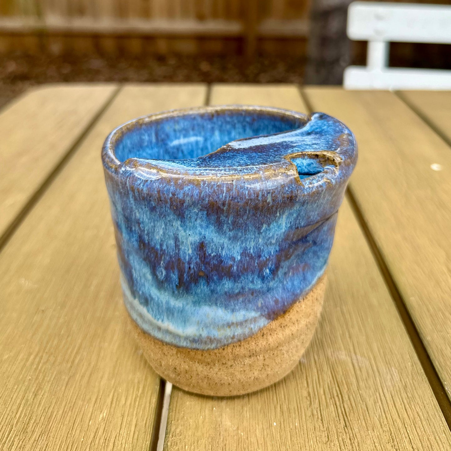 Blue / Neutral Travel Mug