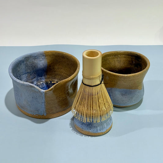 Blue Tone Underglaze Matcha Set