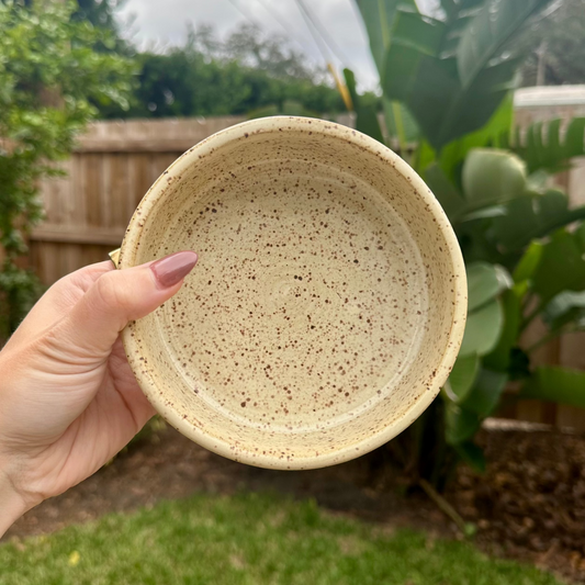 Yellow Dog Dish / Bowl