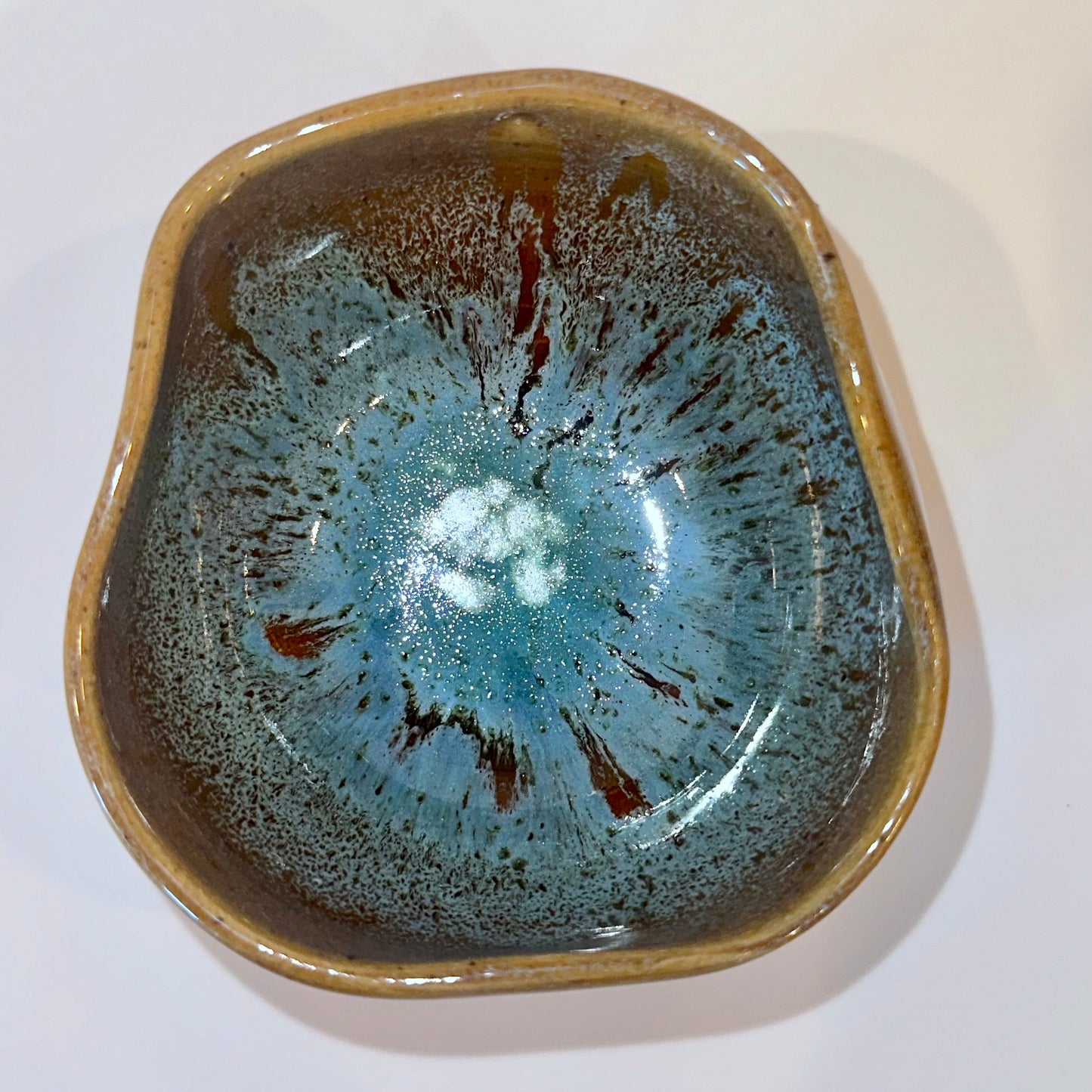 Blue / Brown Tea Bowl